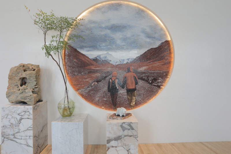 Sanat Sergisi Stand ve Mermer Resimleri